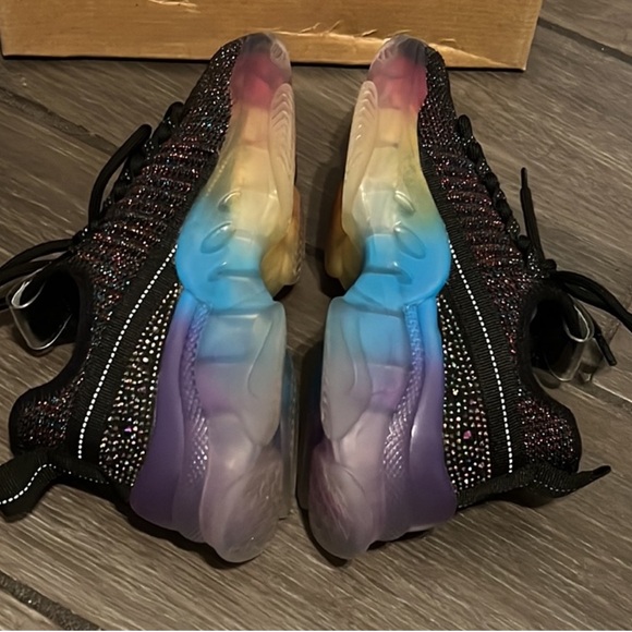 New authentic Steve Madden girls JMAXIMA WEDGE SNEAKERS sz 3 display - Picture 7 of 11